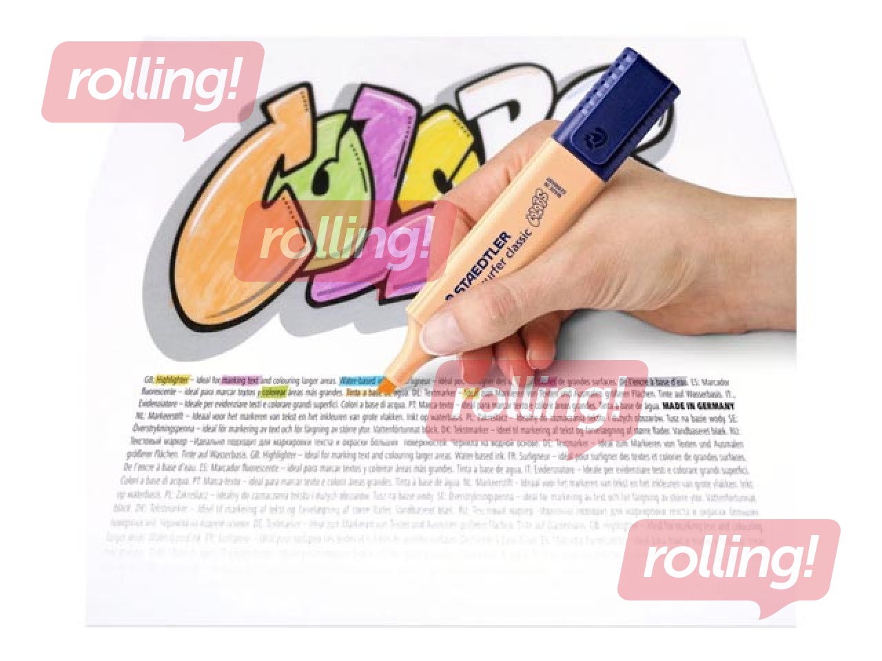 Tekstimarkerid Staedtler Textsurfer 364, 1-5mm, 10 pastellvärvi