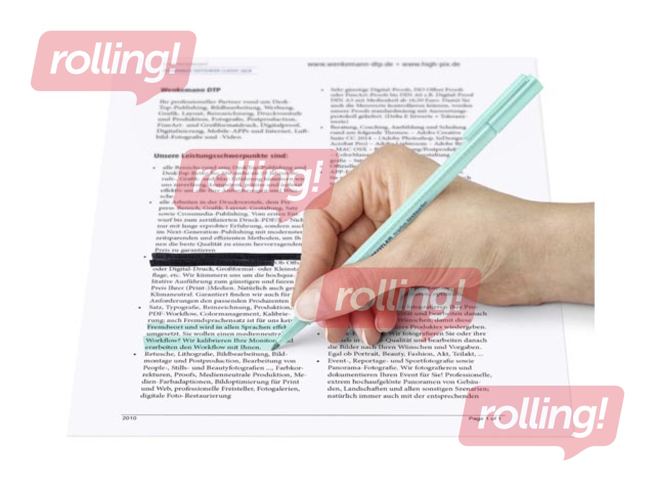 Комплект текстовых маркеров Staedtler Textsurfer 362, 1-4 мм, 10 пастельных тонов