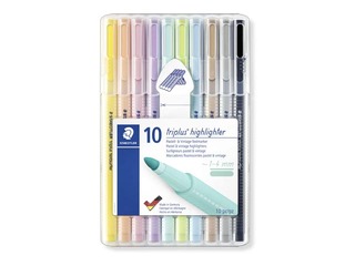 Tekstimarkerid Staedtler Textsurfer 362, 1-4 mm, 10 pastellvärvi