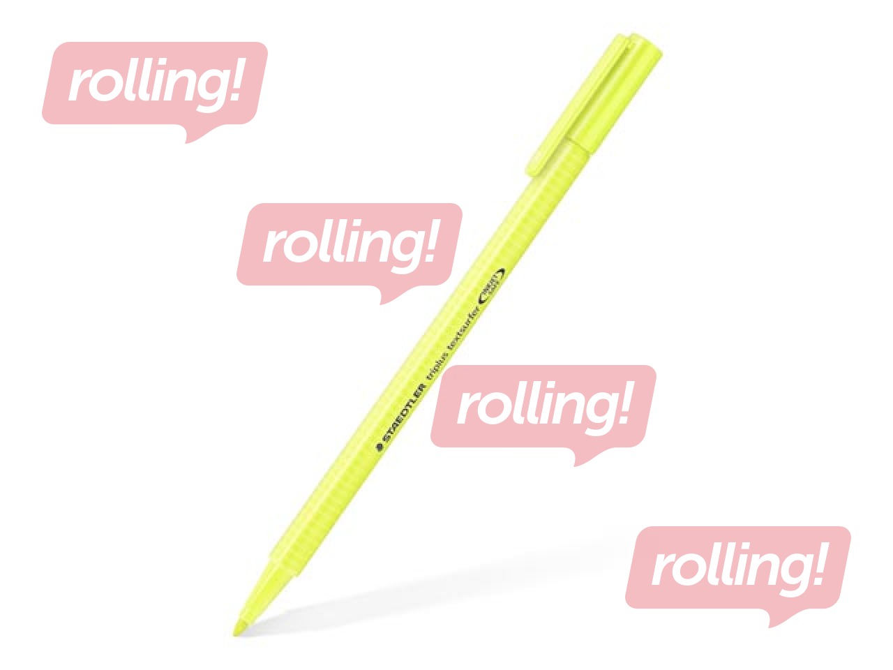 Teksta marķieris Staedtler Textsurfer 362, dzeltens, 1-4mm