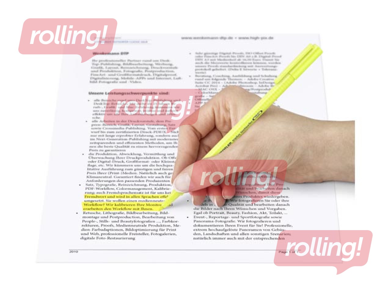 Tekstimarker Staedtler Textsurfer 362, kollane, 1-4mm