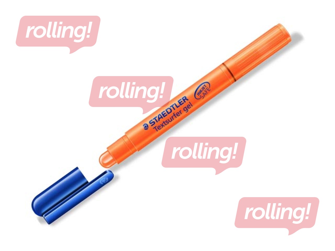 Маркер гель Staedtler Textsurfer 364, оранжевый цвет, 3mm