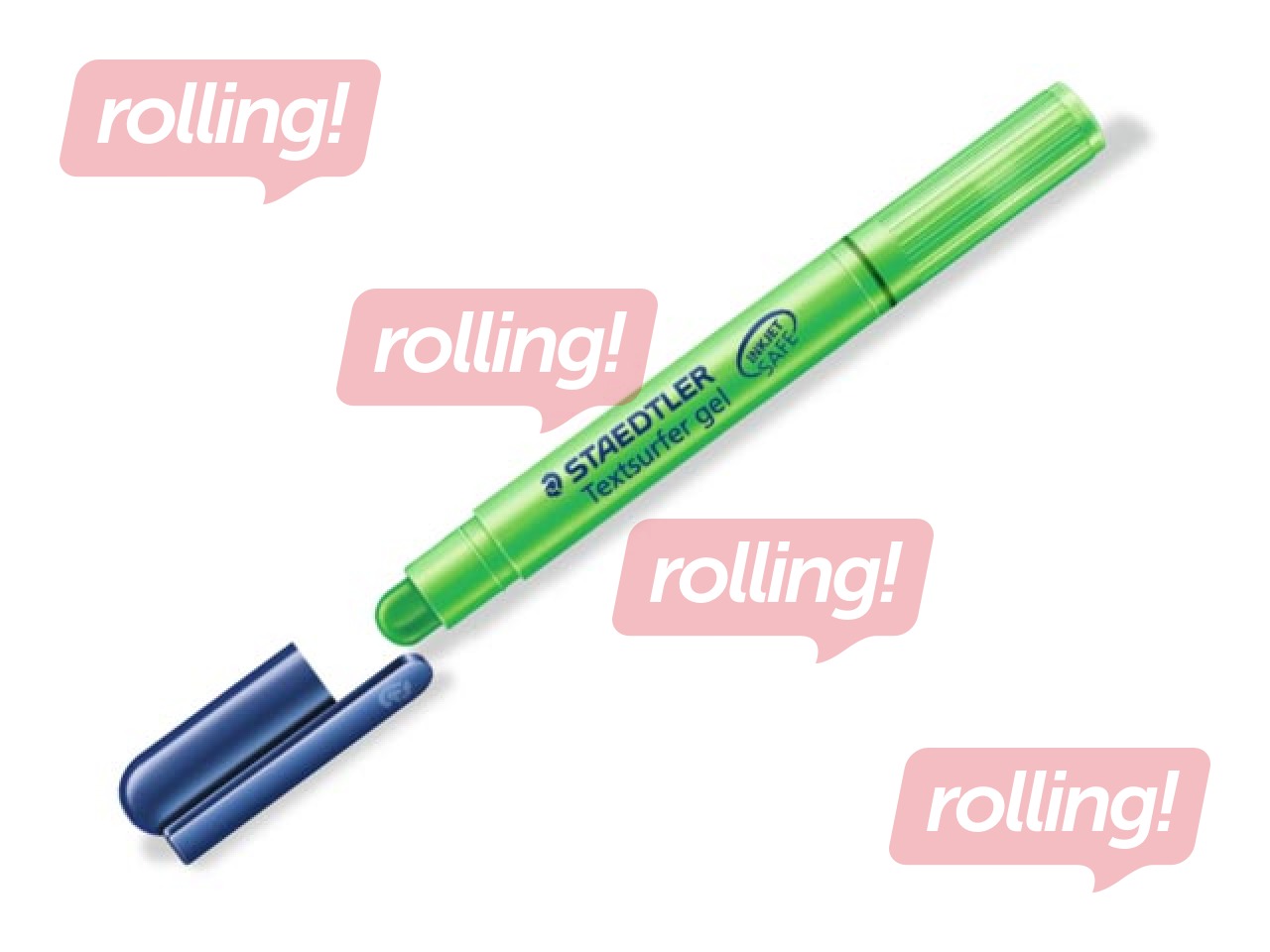 Маркер гель Staedtler Textsurfer 364, зеленый, 3mm