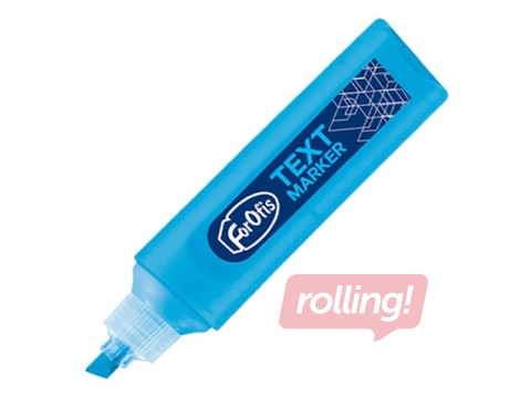 Tekstimarker Forofis, sinine, 1-5mm