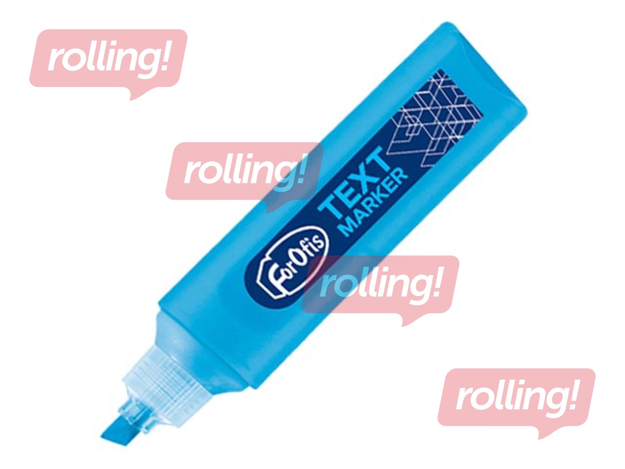 Tekstimarker Forofis, sinine, 1-5mm