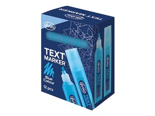 Tekstimarker Forofis, sinine, 1-5mm