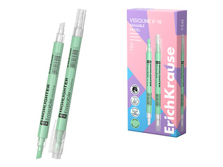 Text marker ErichKrause, Visioline V-16 Erasable Pastel, erasable, pastel green
