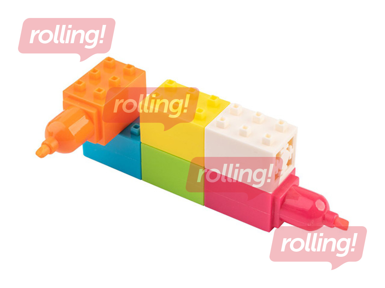 Tekstimarker Happy Color, Blocks, 1–5mm, 5 värvi