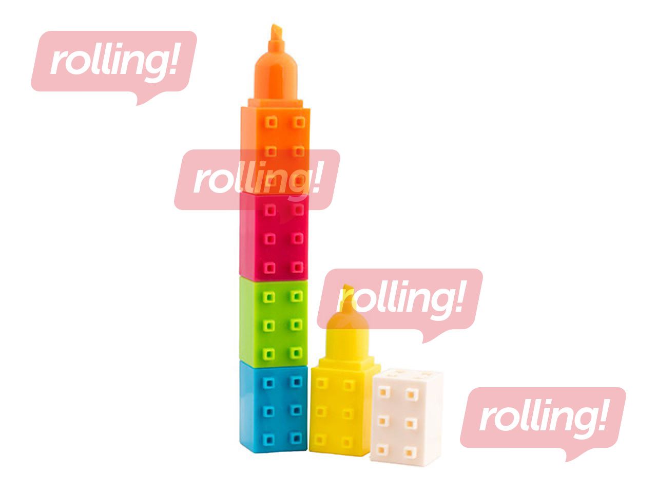Text highlighter Happy Color, Blocks, 1–5mm, 5 colors