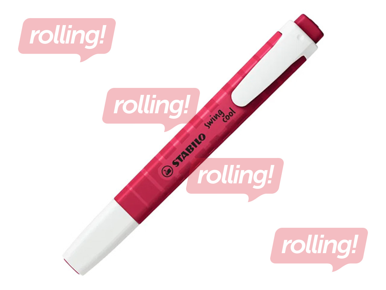 Teksta marķieris Stabilo Swing cool NatureCOLORS Wildflower, bordo