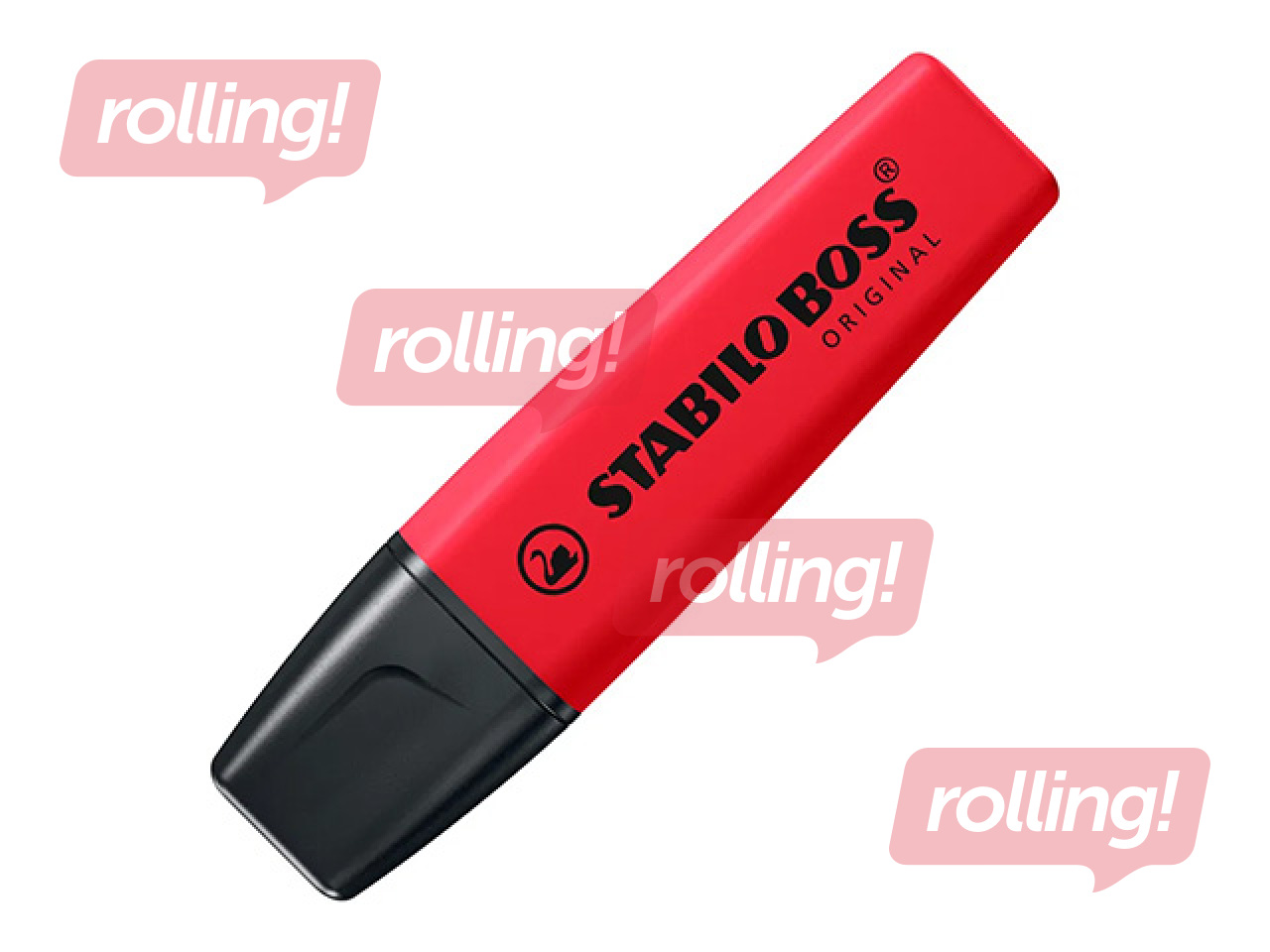 Highlighter Stabilo Boss Original, realred
