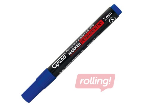 Permanentne marker Grand, sinine, 1-3mm
