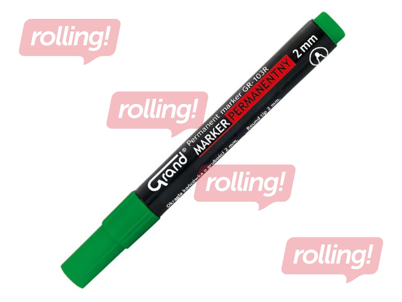 Permanentne marker Grand, roheline, 1-3mm