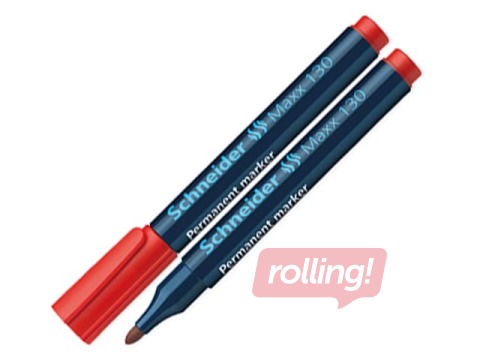 Permanent marker Schneider 130, red