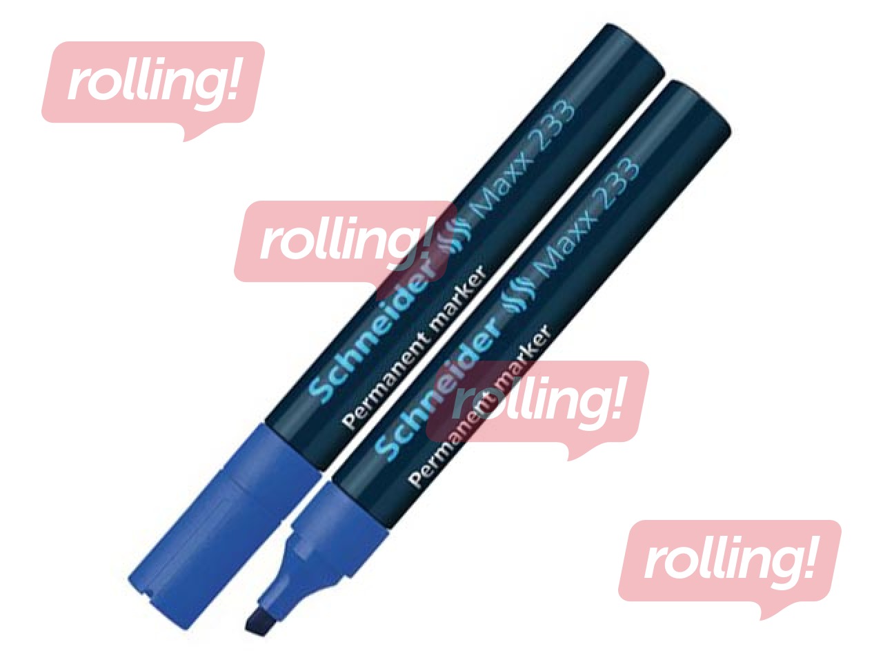 Permanentne marker Schneider 233, sinine, 1-5mm