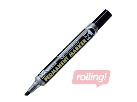 Перманентный маркер Pentel Maxiflo, скошенный наконечник, черный, 2-4.5мм
