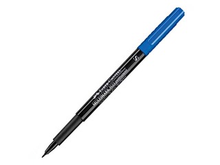 Permanentne marker Faber Castell, ümmargune, sinine, 0.4mm