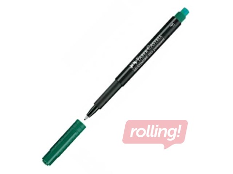 Permanentne marker Faber Castell F, ümmargune, roheline, 0.6mm