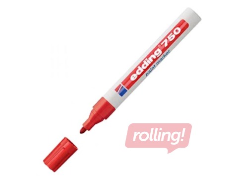 Permanentne marker Edding Paint 750, 2-4mm, punane