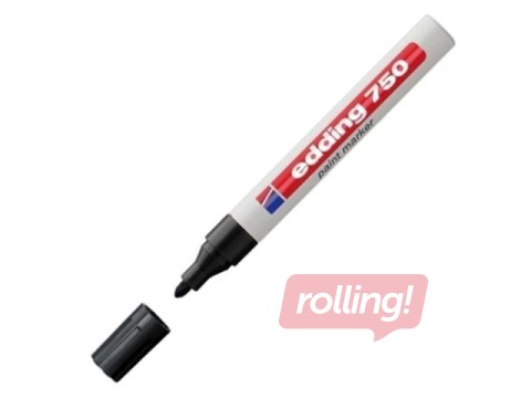 Маркер перманентный Edding Paint 750, 2-4мм, черный