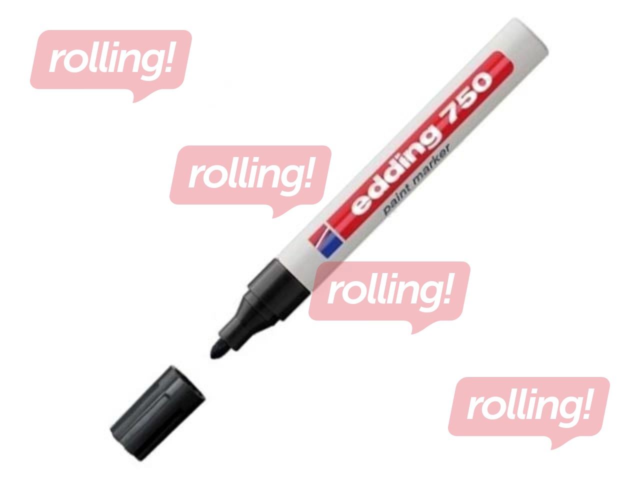 Permanentne marker Edding Paint 750, 2-4mm, must