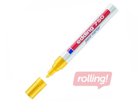 Permanentne marker Edding Paint 750, 2-4mm, kollane