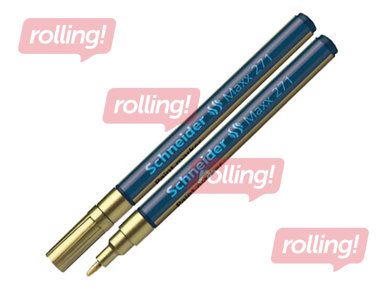 Püsimarker Schneider 271, kuldne, 1-2mm