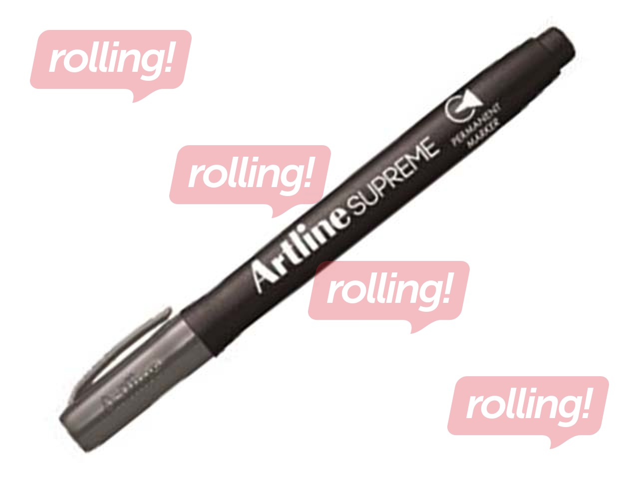 Püsiv marker Artline Supreme, ümar, hall, 1-2mm