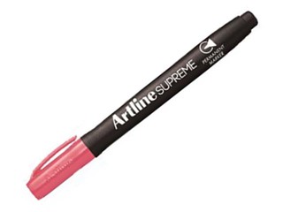 Перманентный маркер Artline Supreme, круглый, розовый, 1-2мм