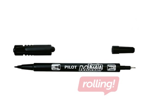 Twin point marker Pilot EF/F, black
