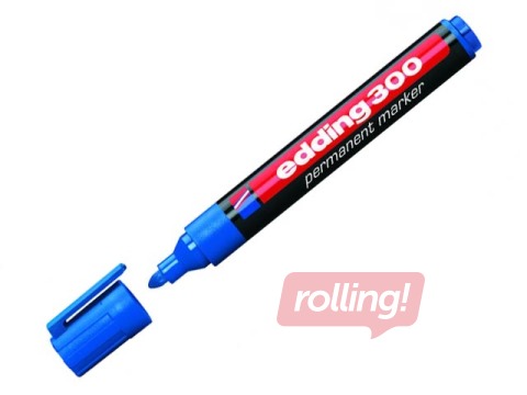 Permanentne marker Edding 300, sinine, 1.5-3mm