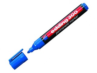 Permanentne marker Edding 300, sinine, 1.5-3mm