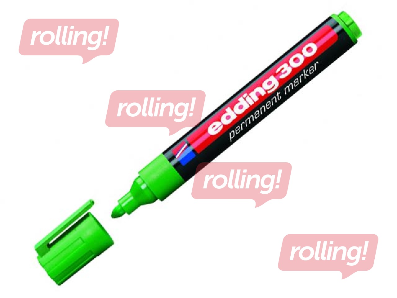 Permanentne marker Edding 300, roheline, 1.5-3mm