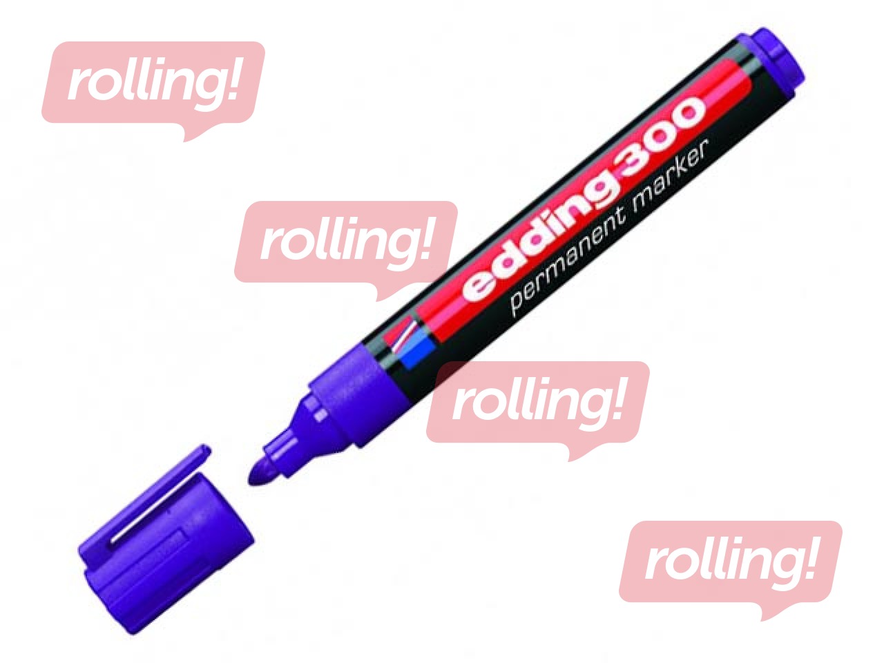 Permanentne marker Edding 300, lilla, 1.5-3mm