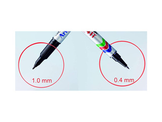 Permanent marker Artline 041T, double-sided, black, 0.4mm/1mm