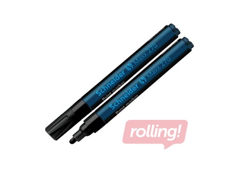 Permanentne marker Schneider Paint Maxx 270, kooniline, must, 1-3mm