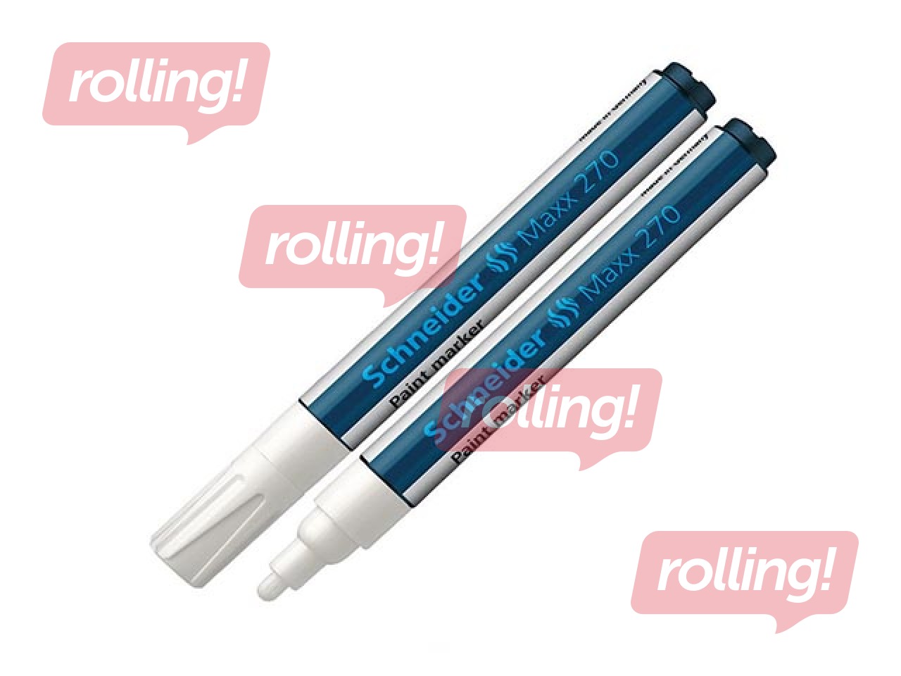 Permanent marker Schneider Paint Maxx 270, conic, white, 1-3mm