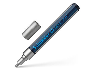 Permanent marker, Schneider, Paint Maxx 270, conical, silver, 1-3mm