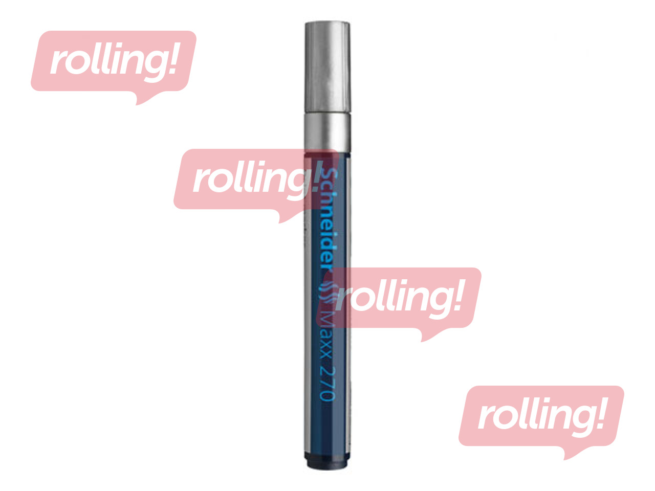 Permanent marker, Schneider, Paint Maxx 270, conical, silver, 1-3mm
