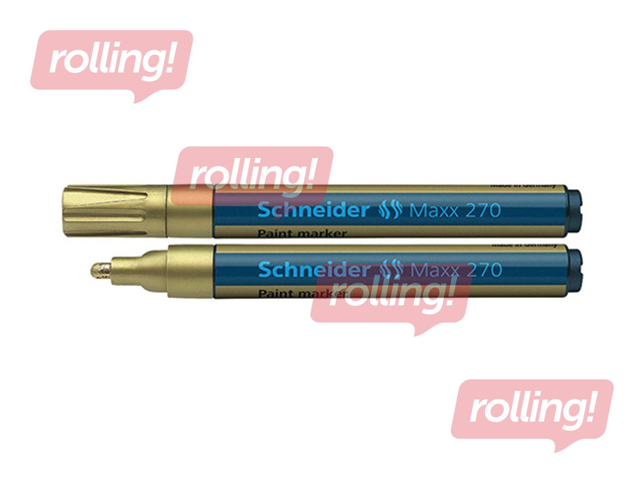 Püsimarker Schneider Paint Maxx 270, 1-3mm, kooniline, kuldne