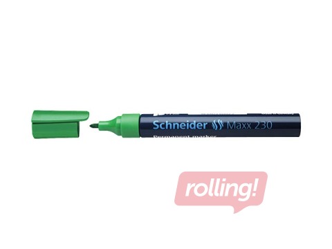 Püsimarker Schneider 230, roheline, 1-3mm
