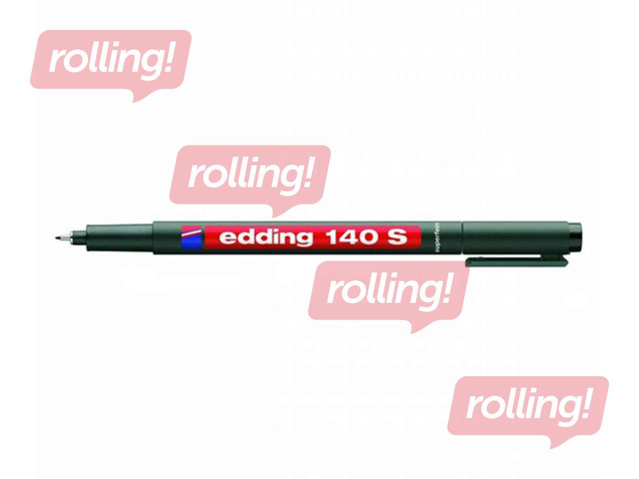 Markerr Edding 140S, must, 0.3mm