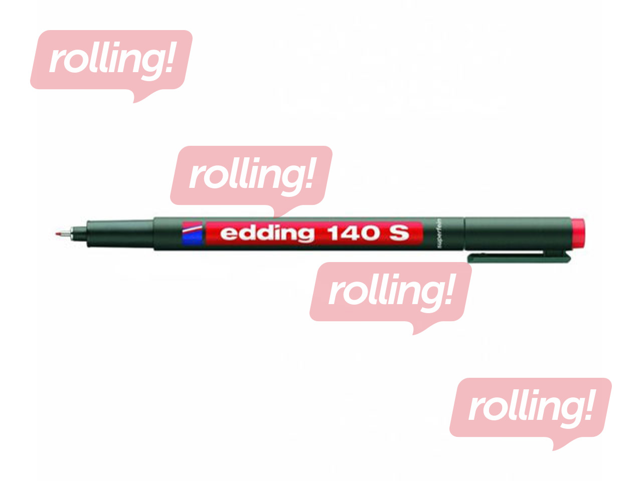 Marker  Edding 140S, punane, 0.3mm