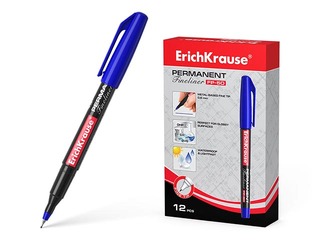 Permanents marķieris ErichKrause FP-50, zils, 0.6mm