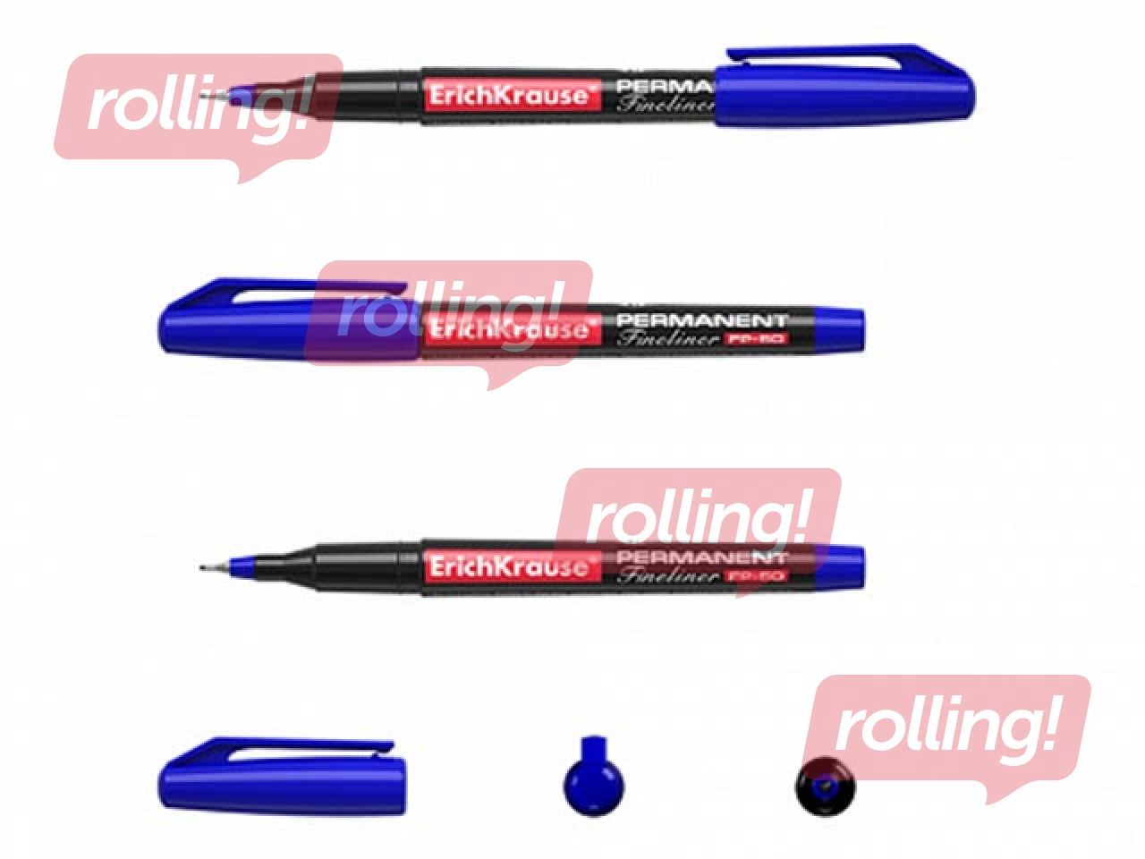 Püsimarker ErichKrause FP-50, sinine, 0.6mm