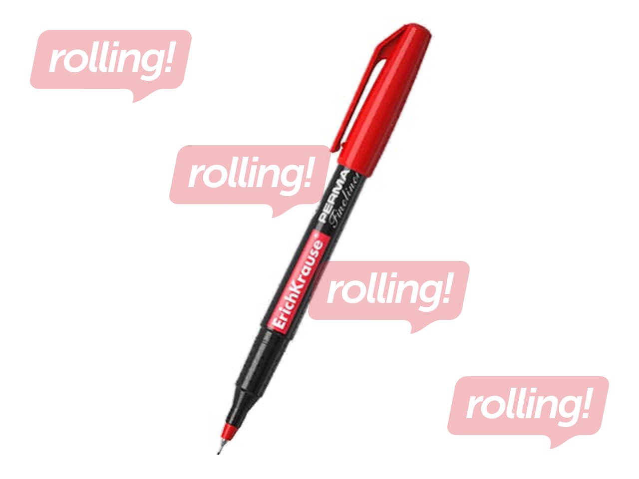 Püsimarker ErichKrause FP-50, punane, 0.6mm