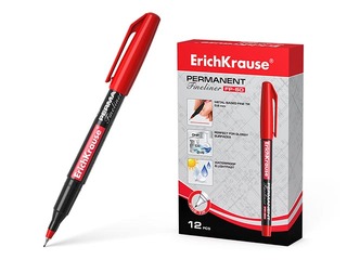 Püsimarker ErichKrause FP-50, punane, 0.6mm