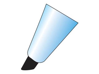 Püsimarker Centrum, must, 1-5mm