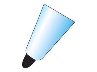 Permanentne marker Forofis, ümmargune, must 