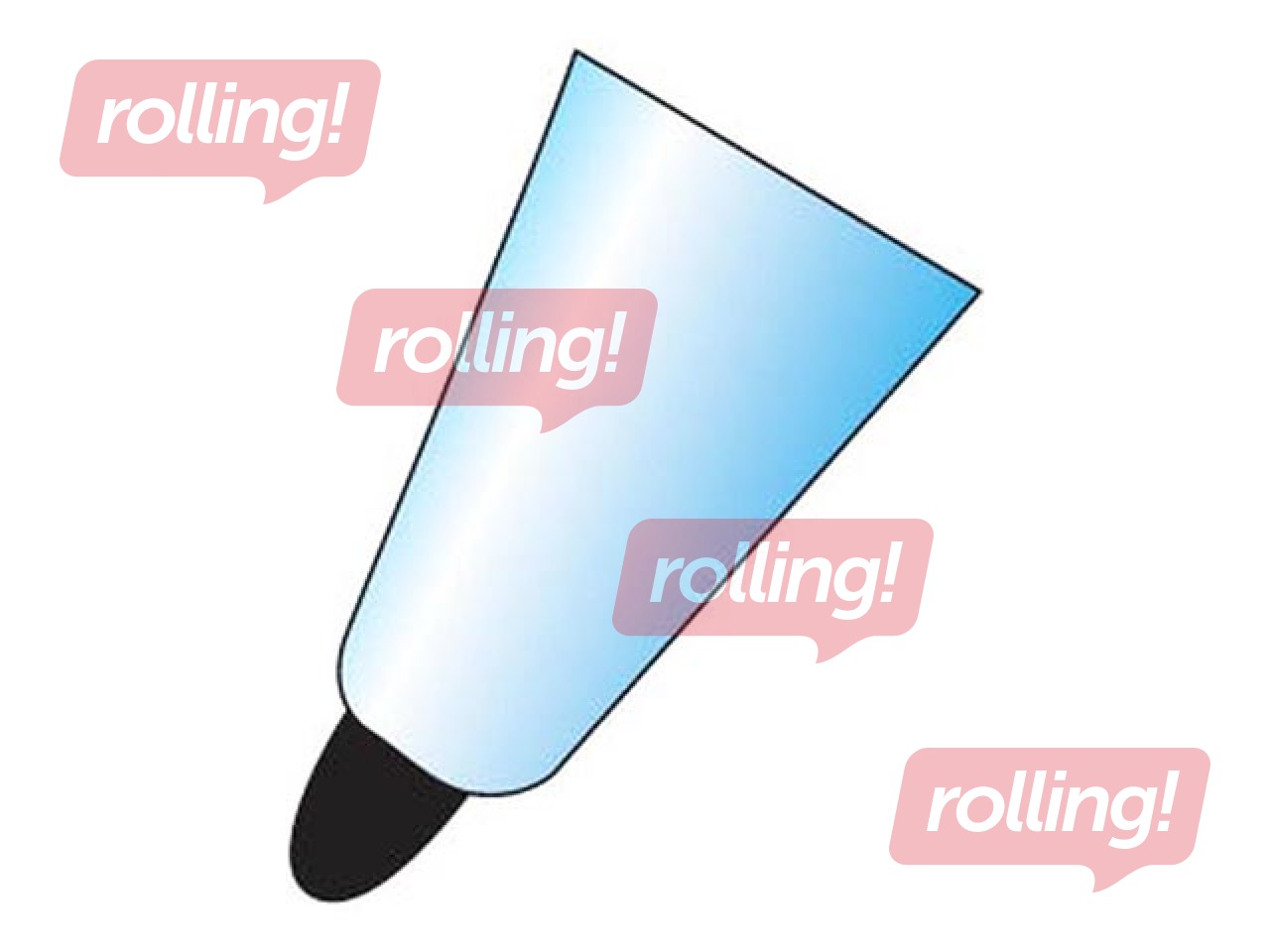 Permanentne marker Forofis, ümmargune, must 